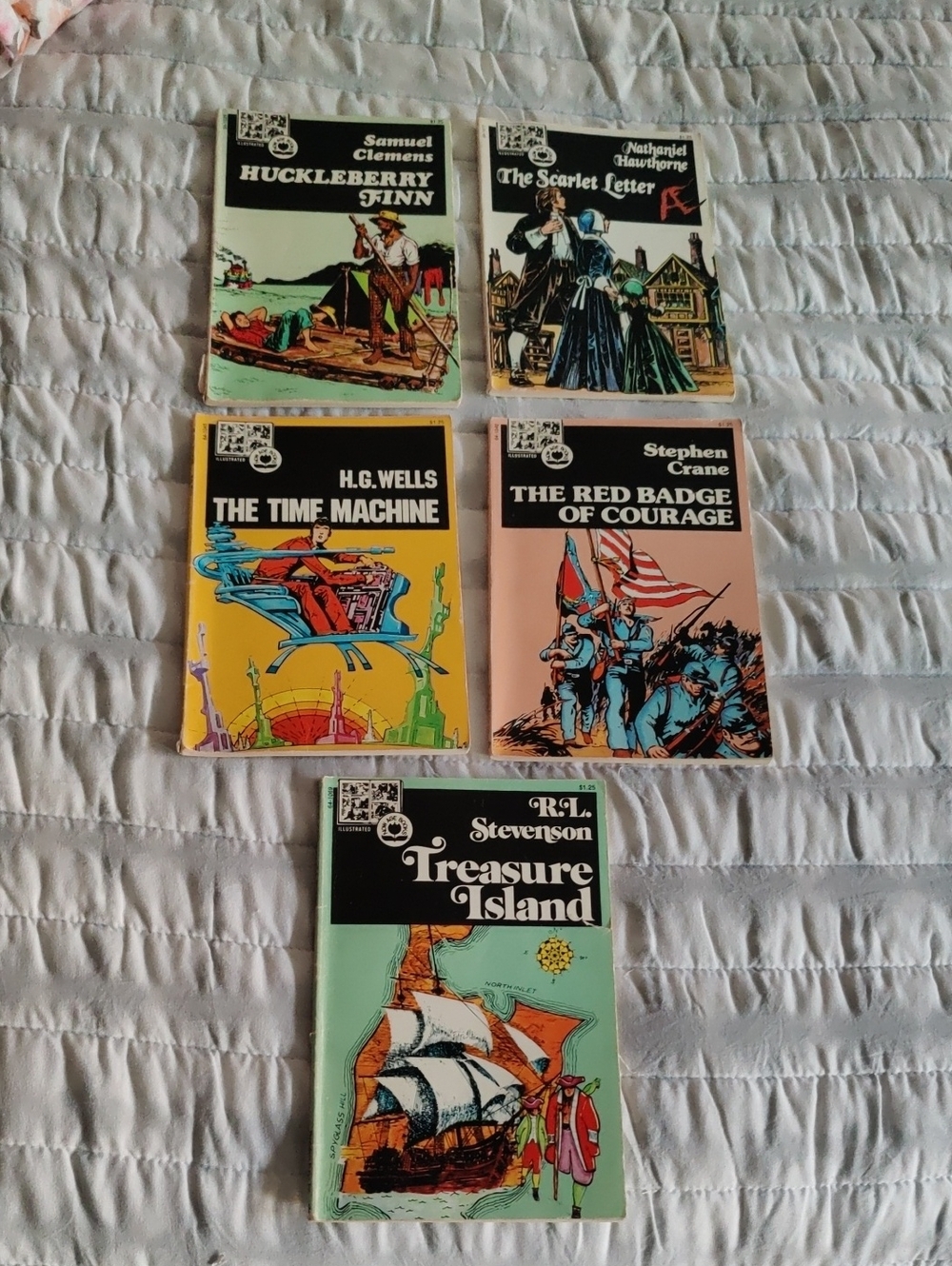 Vintage Classic Kids Now Age Books Set Paperback Covers Cottagecore Young Reader